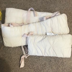 Pottery Barn Velvet crib bumper